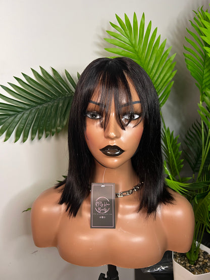 Bob  avec frange '' 14 pouces ''